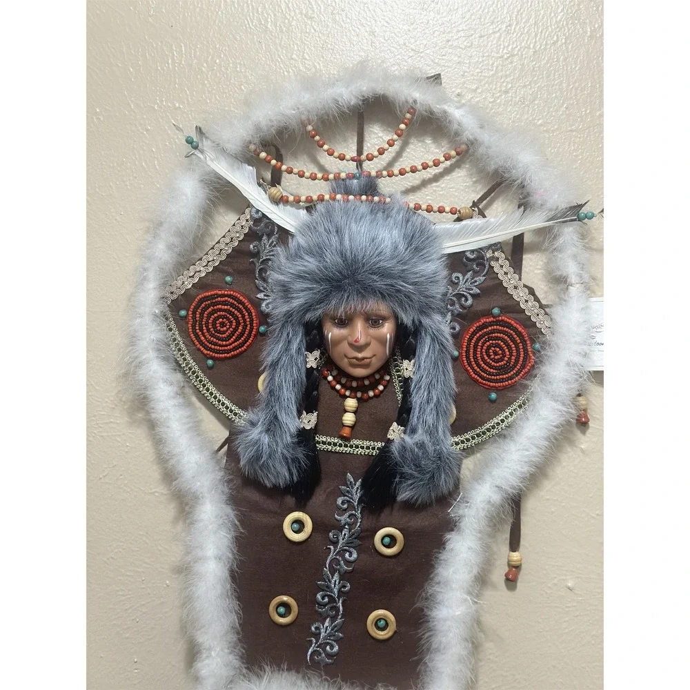 Duck‎ House Heirloom Doll Native American Style Wall Decor Collectible